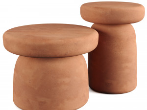 TOTOTO clay coffee table by Miniforms 3D 模型