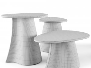 Fossil coffee table by MDF italia 3D मॉडल
