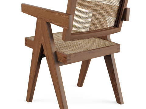 Office Chair by Pierre Jeanneret Model 3D