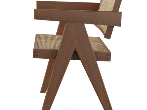 Office Chair by Pierre Jeanneret Model 3D