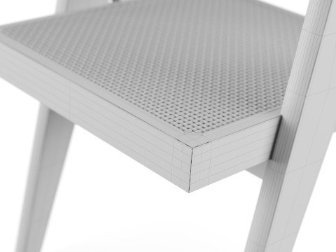 Office Chair by Pierre Jeanneret Model 3D
