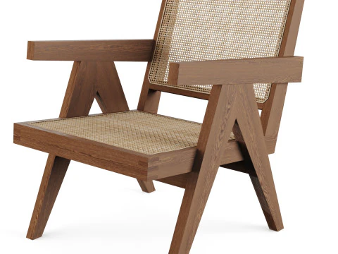 Easy Chair by Pierre Jeanneret 3D Model