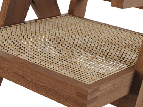 Easy Chair by Pierre Jeanneret 3D Model