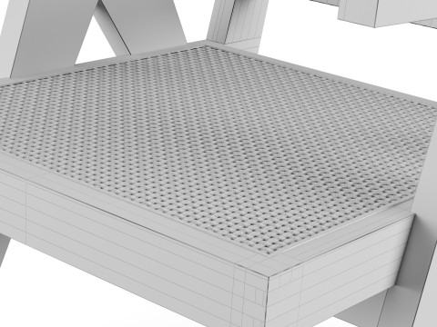 Easy Chair by Pierre Jeanneret 3Dモデル