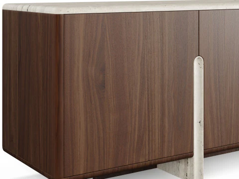 Palatine Sideboard by RocheBobois 3D Model
