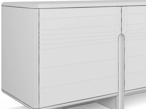 Palatine Sideboard by RocheBobois 3D Model