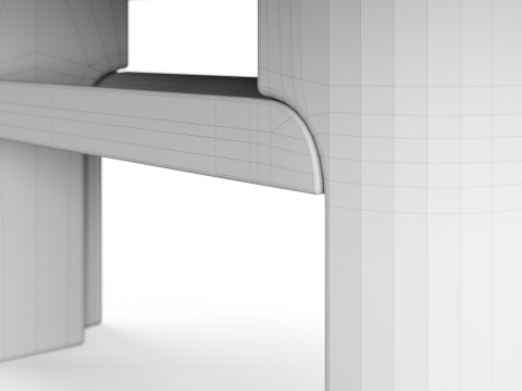 PALATINE Table by RocheBobois 3D 모델