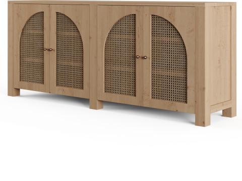 Cane Arches Sideboard by WestELM 3D 模型