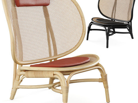 Nomad Bamboo Chair by Norr11 3D Model