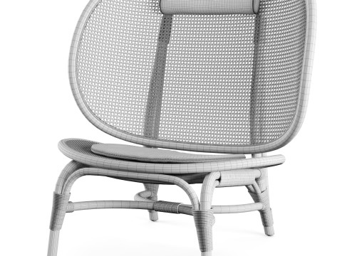 Nomad Bamboo Chair by Norr11 3D 模型