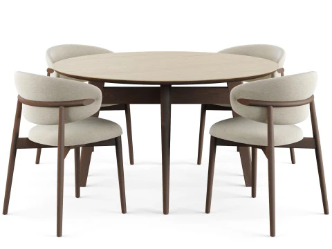 Calligaris Dining set by 3D Model
