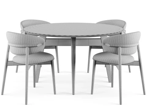Calligaris Dining set by 3D Model