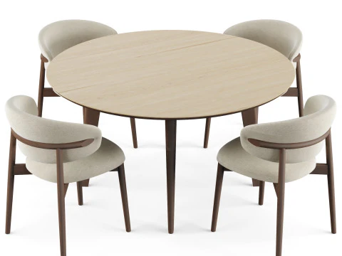 Calligaris Dining set by 3D Model