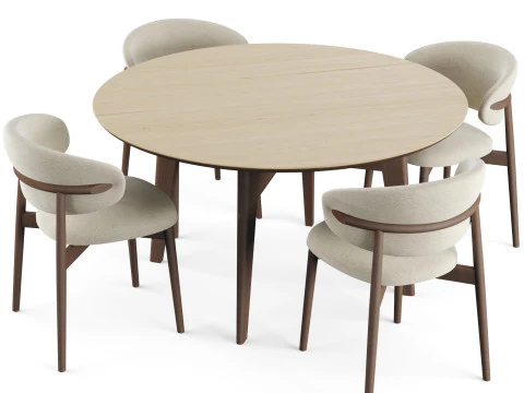 Calligaris Dining set by 3D Model