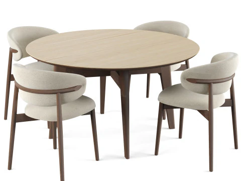 Calligaris Dining set by 3D Model