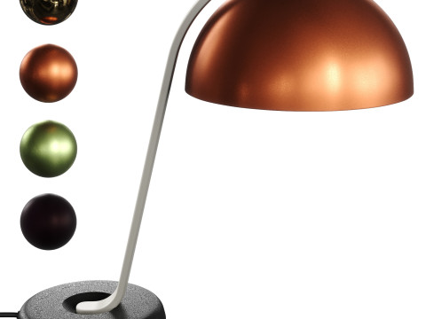 Cloche table lamp by HAY 3D Model
