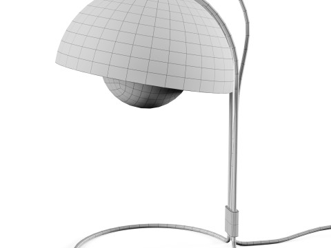 Flowerpot VP4 table lamp by Tradition Model 3D