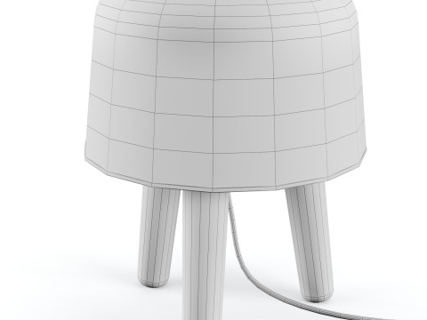Milk NA1 table lamp by Tradition Modello 3D