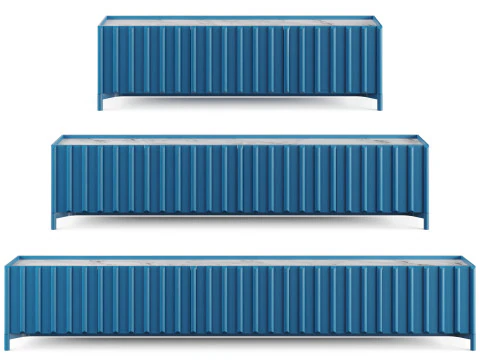 Container Sideboard by Miniforms 3D Model