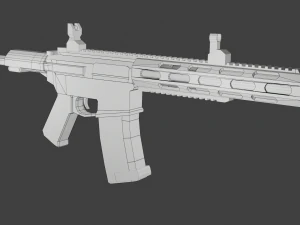 aac pdw honey badger 3D Model