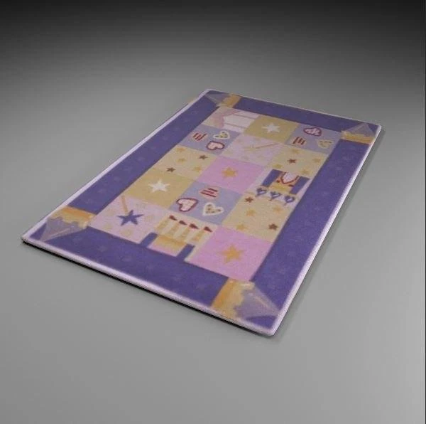 carpet for kids room 3D Model .c4d .max .obj .3ds .fbx .stl .blend