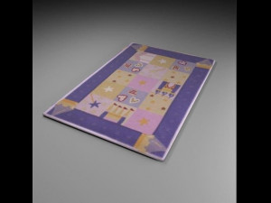 carpet for kids room 3D Model