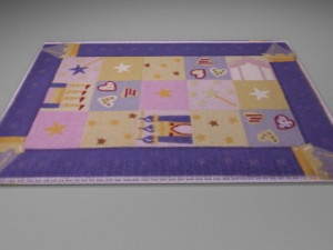 carpet for kids room Modello 3D