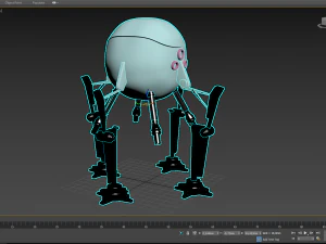 mini-rob&ocirc; Modelo 3D