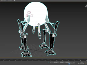 mini-rob&ocirc; Modelo 3D