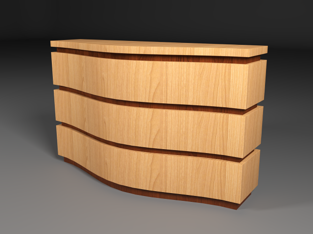 commode 3D Model .c4d .max .obj .3ds .fbx .stl .blend 