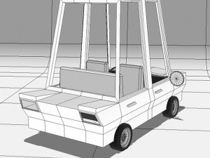 car model Modèle 3D