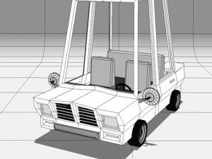 car model Modèle 3D