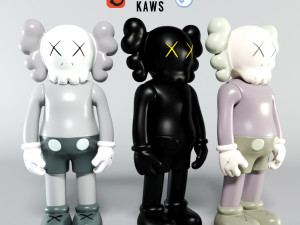 kaws toys 3D Model