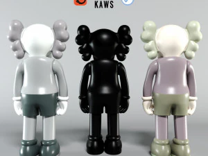 kaws toys 3D Model