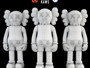kaws toys 3D Model