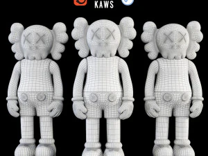 kaws toys 3D Model