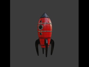 rocket 3D Модель