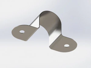 sheet metal u-bracket 3D Model