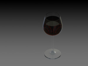 wine glass 3D Model