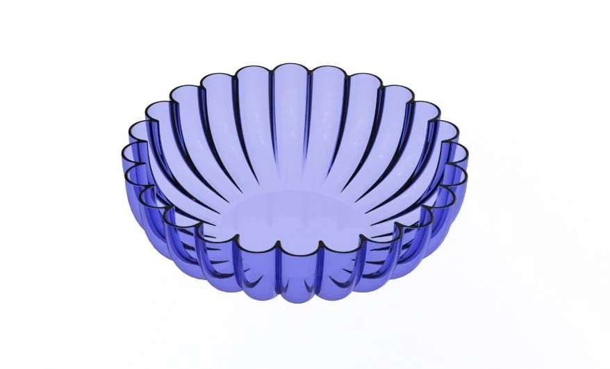 glass bowl 3D Model .c4d .max .obj .3ds .fbx .stl .blend