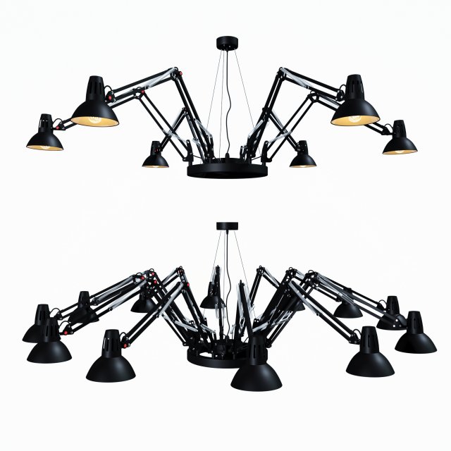 arte lamp ragno 3D Модель .c4d .max .obj .3ds .fbx .stl .blend 