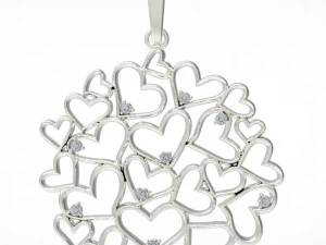 modelo de impress&atilde;o 3D de cora&ccedil;&otilde;es de ouro Modelo de Impressão 3D