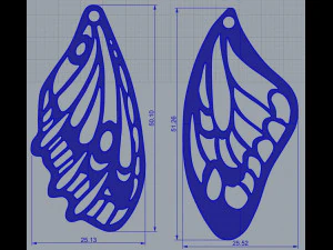 butterfly wing 3d print model 3D Print Model