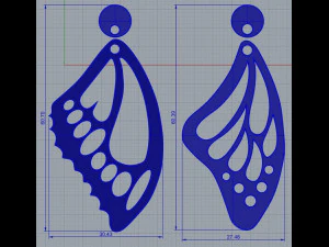 butterfly wing 3d print model 3D Print Model