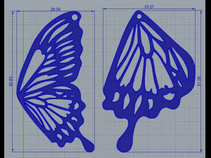 butterfly wing 3d print model 3D Print Model