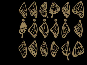 butterfly wing 3d print model 3D Принт Модель