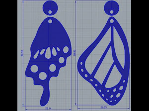 butterfly wing 3d print model 3D Print Model