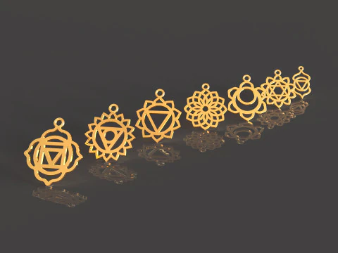 7 czakr Model do druku 3D