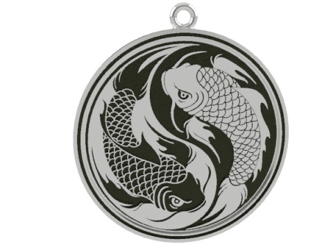 Yin yang fish Modelo de impresión 3D
