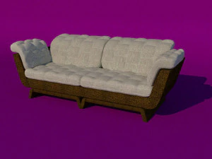 沙发 3D 模型